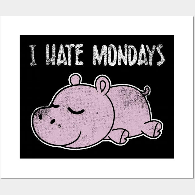 I Hate Mondays Wall Art by Mila46